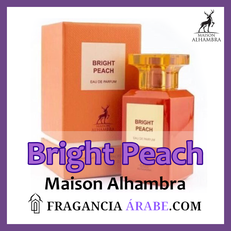 perfume bright peach maison alhambra