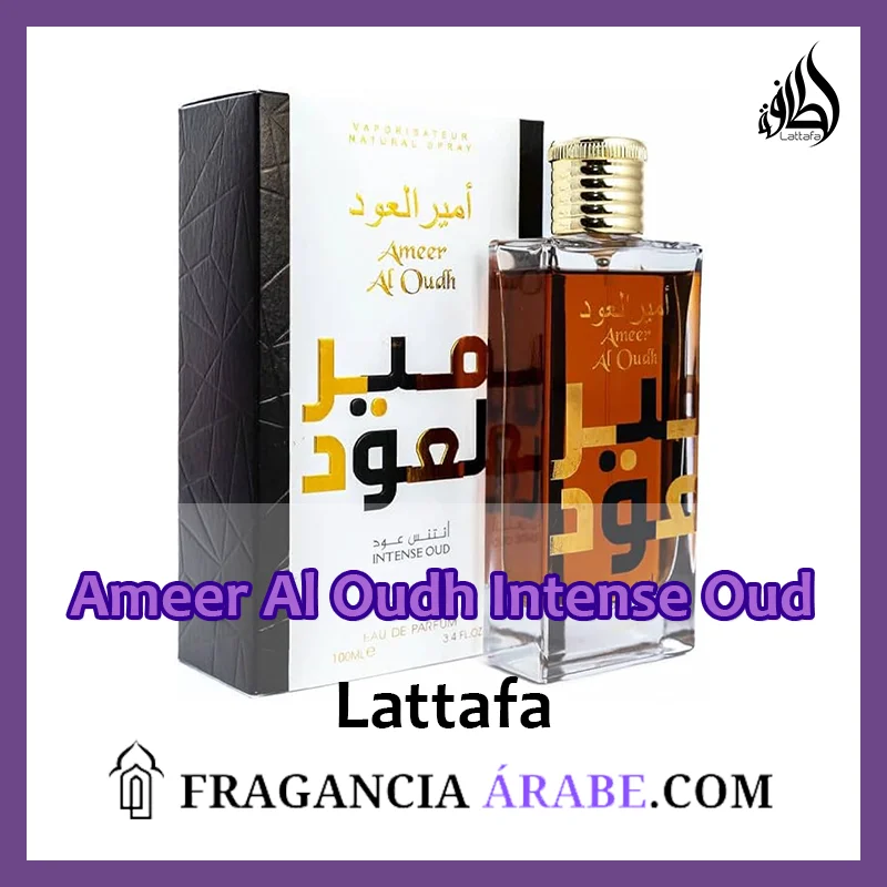 perfume árabe ameer al oudh intense oud lattafa