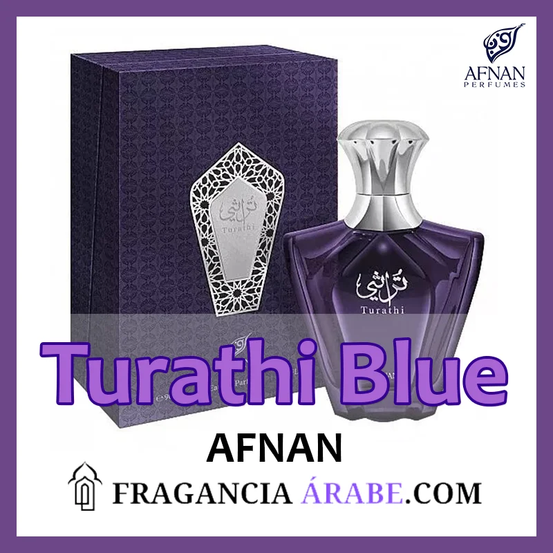 perfume árabe turathi blue afnan