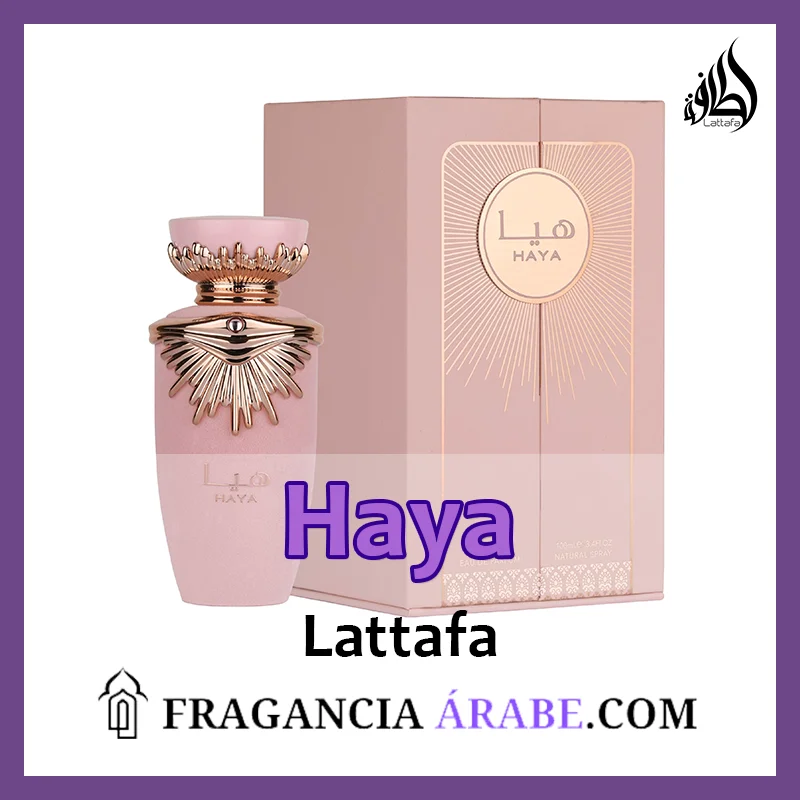 perfume árabe haya lattafa